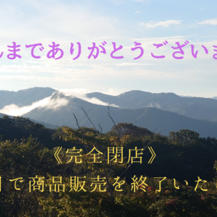 9月30日をもちまして、販売の商品を終了いたします
